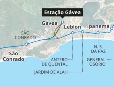 Obras da Estação Gávea: retomada em&nbsp;2024?